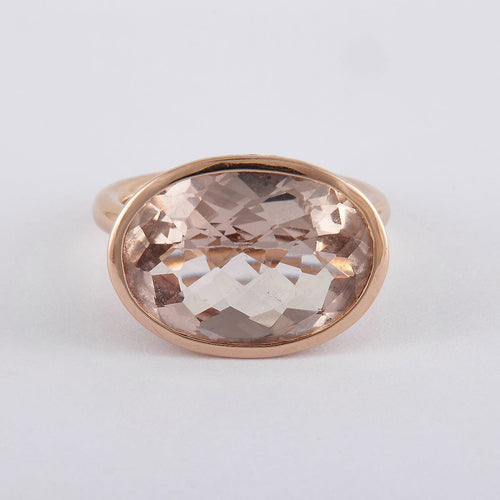 Bague 50 MORGANNE BELLO - Bague Coquine Tourmaline rose 58 Facettes DV0001-1