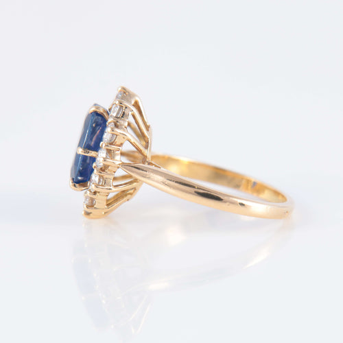 Bague 50 Bague Marguerite Saphir Diamants 58 Facettes 1