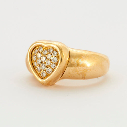 Bague 54 PIAGET - Bague jonc Coeur 58 Facettes DV0379-3