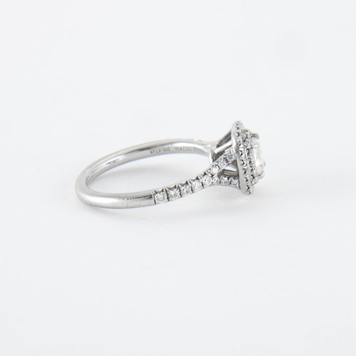 Bague 50 TIFFANY & CO - Bague Soleste Diamant taille coussin 58 Facettes DV0194-1