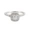 Bague 48 TIFFANY & CO - Bague Soleste Platine Diamants 58 Facettes DV0161-1