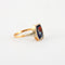 Bague 55 Bague Ancienne Email Or jaune 58 Facettes DV0222-9