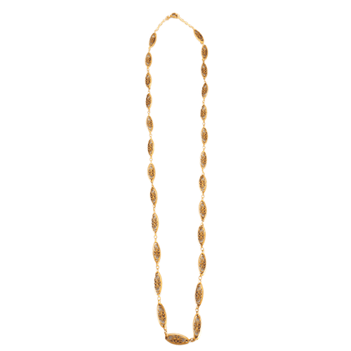 Collier Fine chaîne giletière en or 58 Facettes DV0222-6