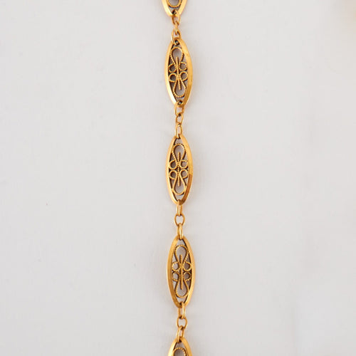 Collier Fine chaîne giletière en or 58 Facettes DV0222-6