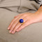 Bague 53 Bague Lapis Lazuli et Diamants 58 Facettes DV0222-4