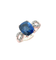 Bague Bague Saphir 1,70 ct taille coussin Diamants 58 Facettes AA 1588