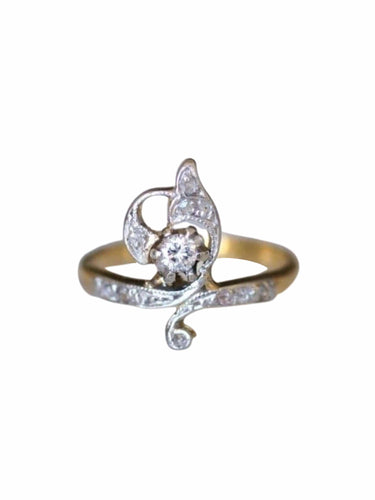 Bague Duchesse Belle Epoque diamants 58 Facettes