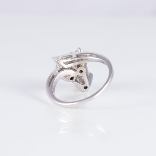 Bague Bague Solitaire 3 diamants 58 Facettes 1