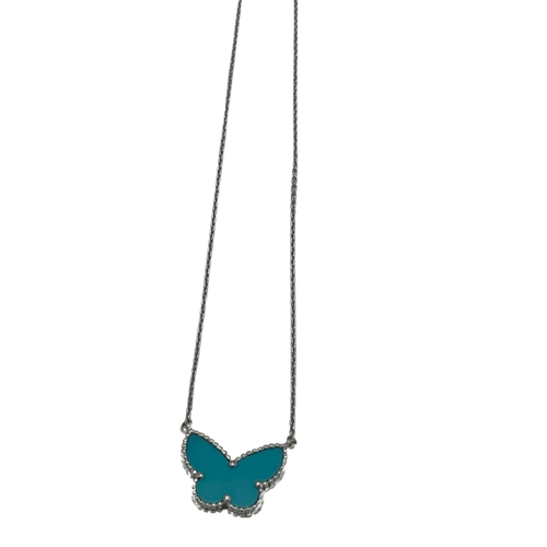 Pendentif Van Cleef & Arpels - pendentif Butterfly turquoise 58 Facettes 096322243181