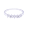 Bague 54 Bague Or Blanc Diamants. 58 Facettes D359174SI