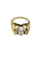 Bague 54 Bague or jaune 3 diamants 58 Facettes