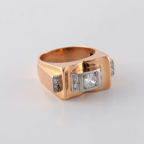 Bague Bague Tank Diamants 58 Facettes 1