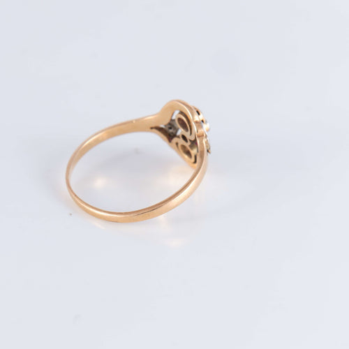 Bague 58 Bague Deux Rubis Diamants 58 Facettes 1