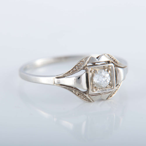 Bague 56 Bague Art Déco Diamant 58 Facettes 1