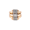 Bague 52 Bague Double corps Diamants 58 Facettes