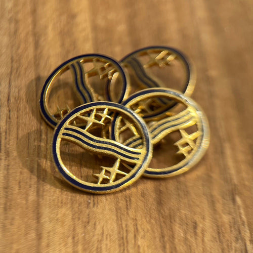 Boutons de manchette Boutons de manchettes en or et email 58 Facettes 168