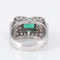 Bague Bague Tank Emeraude Diamants 58 Facettes 1