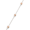 Bracelet POIRAY – Bracelet INDIRA Quartz rose Diamants 58 Facettes