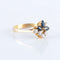 Bague 54 Bague Florale Saphirs 58 Facettes 149