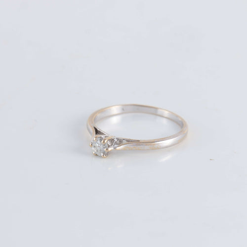 Bague 55 Bague Solitaire Diamant 0.20ct 58 Facettes FM55