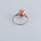 Bague 54 Bague Corail peau d'ange Diamants 58 Facettes 1