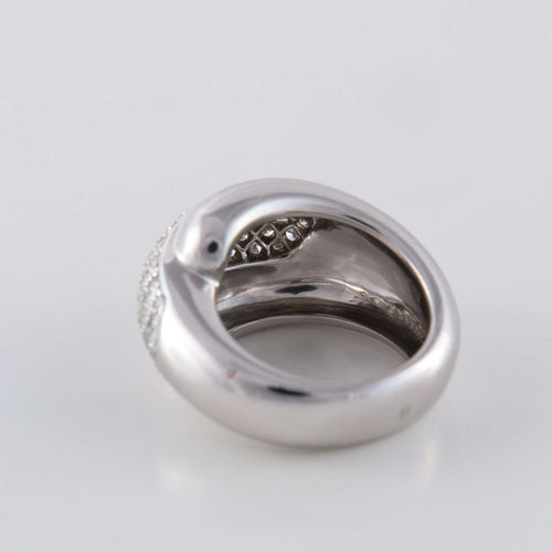 Bague 53 Chaumet bague Jonc pavage Diamants 58 Facettes 1