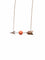 Collier Collier flèche ancien or et corail 58 Facettes