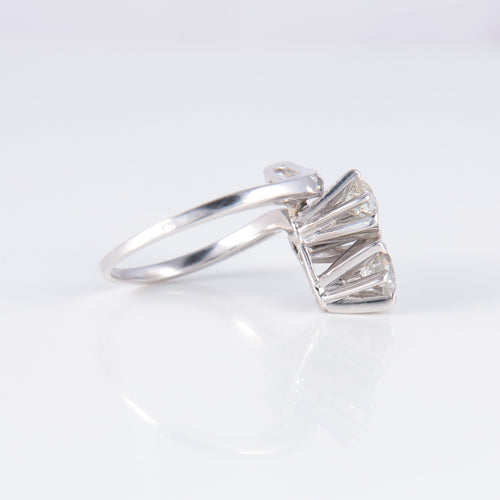 Bague Bague Solitaire 3 diamants 58 Facettes 1