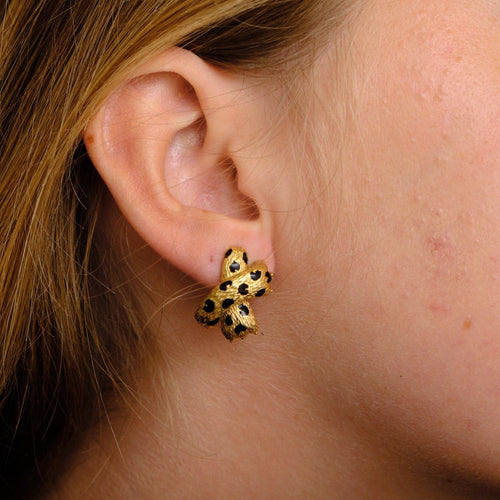 Boucles d'oreilles FRED - Boucles d'oreilles clips pattes de panthère 58 Facettes KZ17