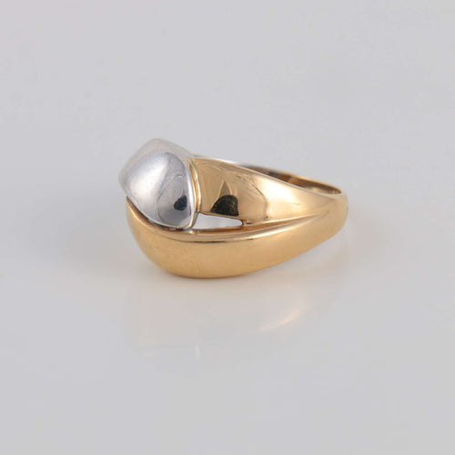 Bague Bague Entrelacs bicolore 58 Facettes 1