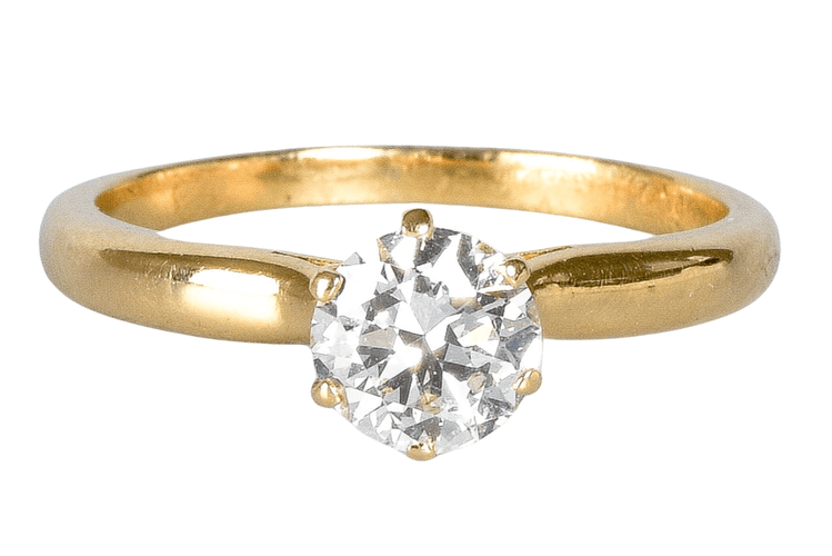 Bague 57 Bague solitaire Or jaune Diamant 58 Facettes J5330495433-AIG6