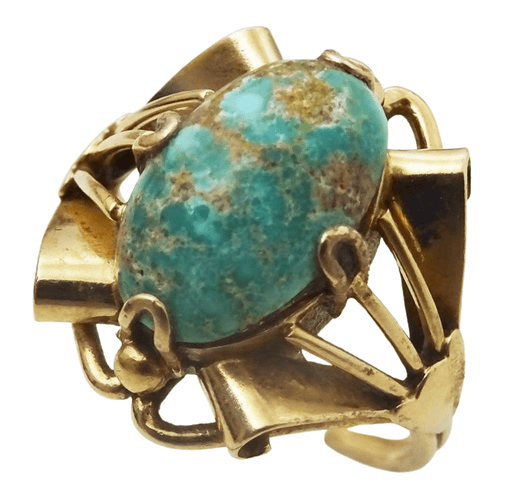 Bague Bague russe Turquoise orientale 58 Facettes