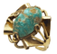 Bague Bague russe Turquoise orientale 58 Facettes