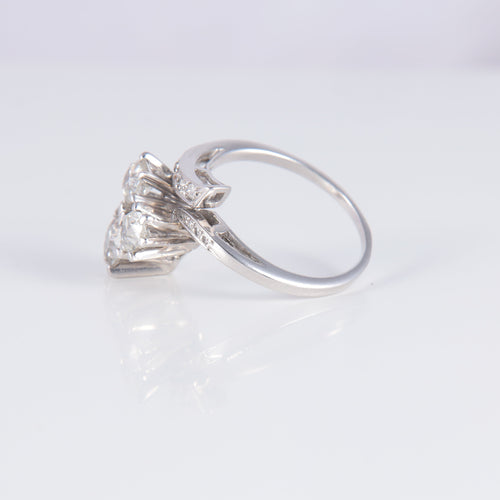 Bague Bague Solitaire 3 diamants 58 Facettes 1