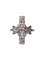 Bague Bague croix or rose, perles fines et diamants 58 Facettes