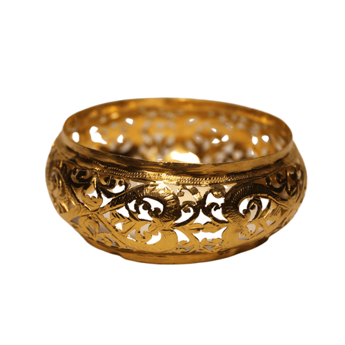 Bracelet Bracelet bombé décor floral ajouré 58 Facettes 11110A