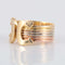 Bague Bague Double C Trois Ors 58 Facettes 1