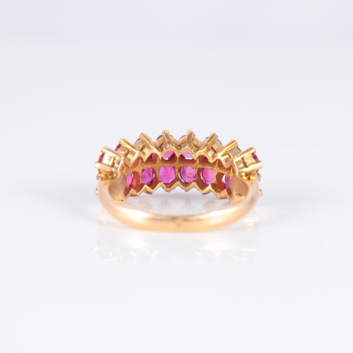 Bague 52 Bague Jarretière Rubis 58 Facettes 1