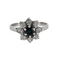 Bague 58.5 Bague Fleur Saphir Diamants 58 Facettes EL2-60