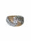 Bague Dôme vintage palmes diamants 58 Facettes