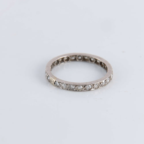 Bague 56 Alliance américaine Diamants 0.50ct 58 Facettes FM68