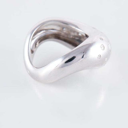 Bague 56 FRED Bague Mouvementée Diamants 58 Facettes HS3086