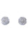 Boucles d'oreilles Clous modernes pavage diamants 58 Facettes