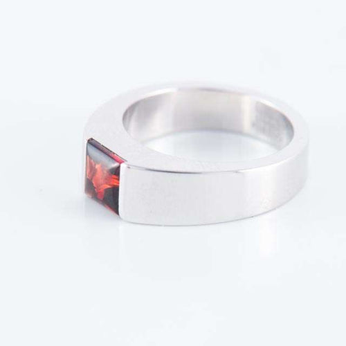 CARTIER Ring Tank Garnet