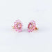 Boucles d'oreilles Boucles d'oreilles style Marguerite Saphirs roses 58 Facettes B1969