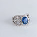 Bague 53 Bague Arabesque Saphir bleu exceptionnel 58 Facettes 1