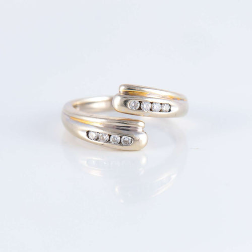 Bague 51 Bague ouverte Diamants 58 Facettes JE240