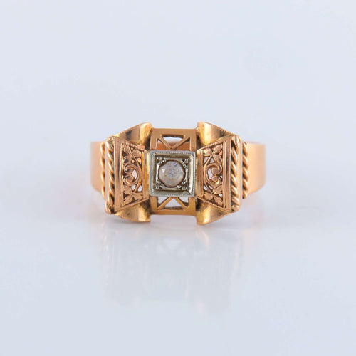 Bague 61 Bague Pont pierre blanche 58 Facettes 145