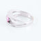 Bague 56.5 Bague double corps Saphir rose 58 Facettes HS2436