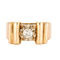 Bague 60 Bague Tank Or jaune, diamant 58 Facettes